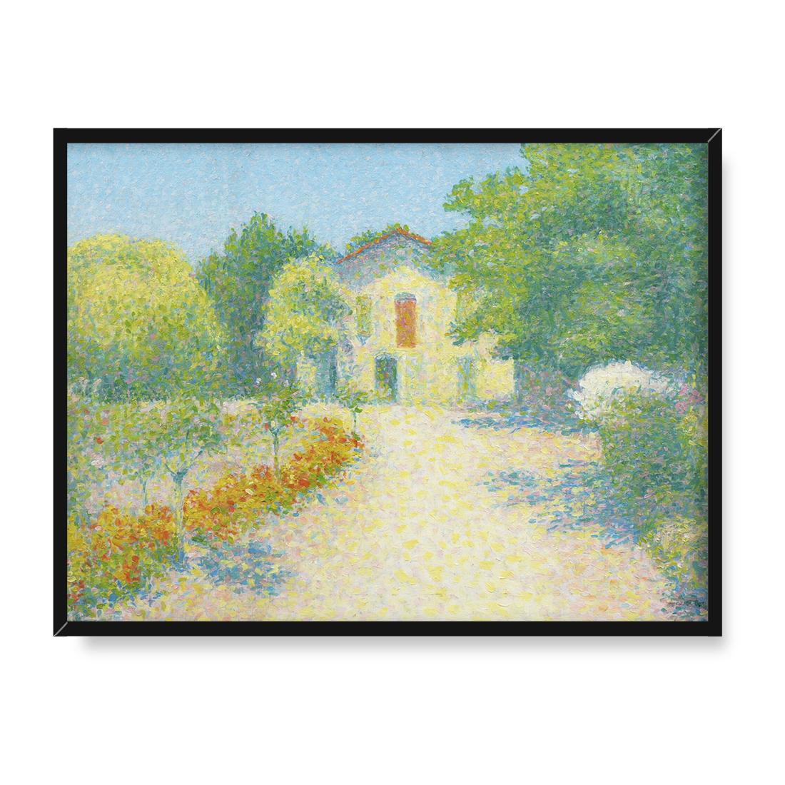 Achille Lauge Skowronek dom artysty w Cailhau 40x30 w RAMIE
