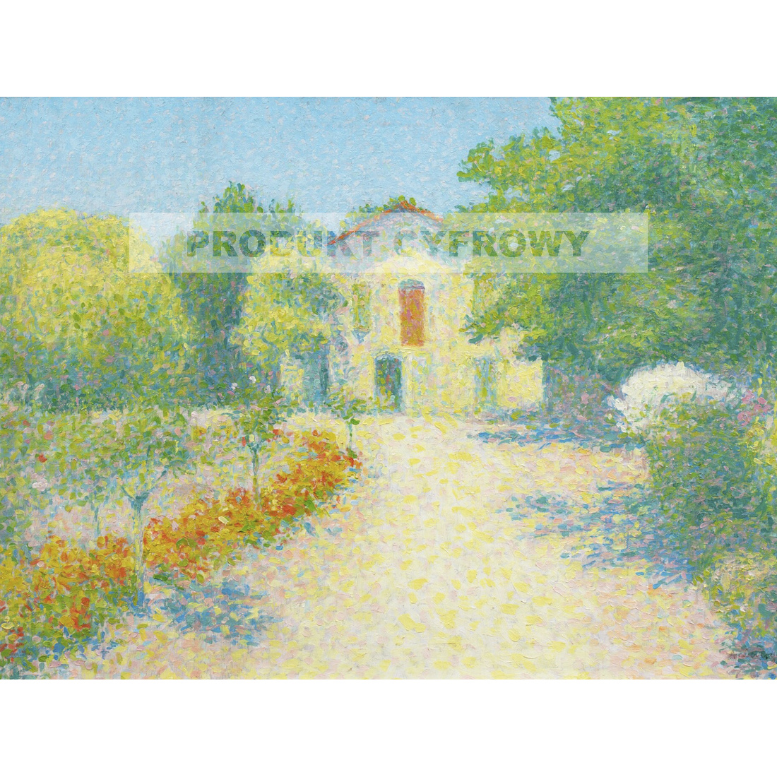 Achille Lauge Skowronek dom artysty w Cailhau — produkt cyfrowy do pobrania