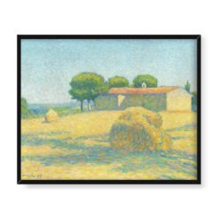 Achille Lauge Stogi w Cailhau 50×40