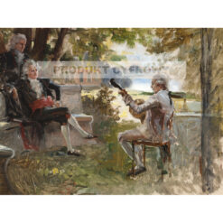 Albert Edelfelt Bellman grający na lutni dla Gustawa III — produkt cyfrowy do pobrania