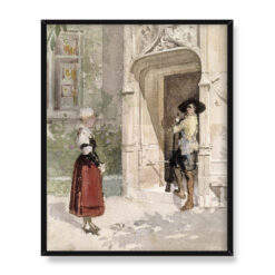 Albert Edelfelt Bertel i Katchen 40×50