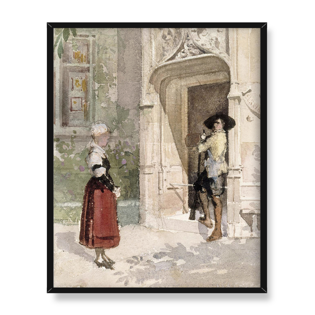 Albert Edelfelt Bertel i Katchen 40x50