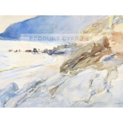 Albert Edelfelt Brzeg na Lazurowym Wybrzeżu — produkt cyfrowy do pobrania