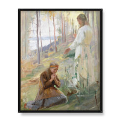 Albert Edelfelt Chrystus i Magdalena 40×50