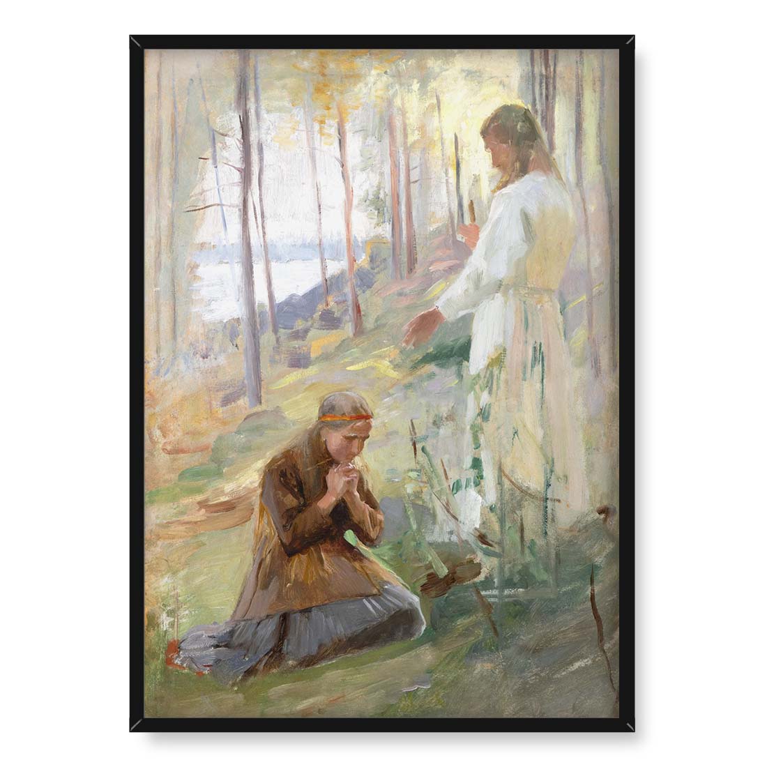 Albert Edelfelt Chrystus i Magdalena 50x70