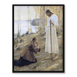 Albert Edelfelt Chrystus i Maria Magdalena 30×40