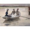 Albert Edelfelt Dziewczęta w łodzi wiosłowej — produkt cyfrowy do pobrania Albert Edelfelt Dziewczęta w łodzi wiosłowej — produkt cyfrowy do pobrania