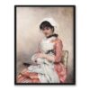 Albert Edelfelt Dziewczyna z kotem 30×40 Albert Edelfelt Dziewczyna z kotem 30×40