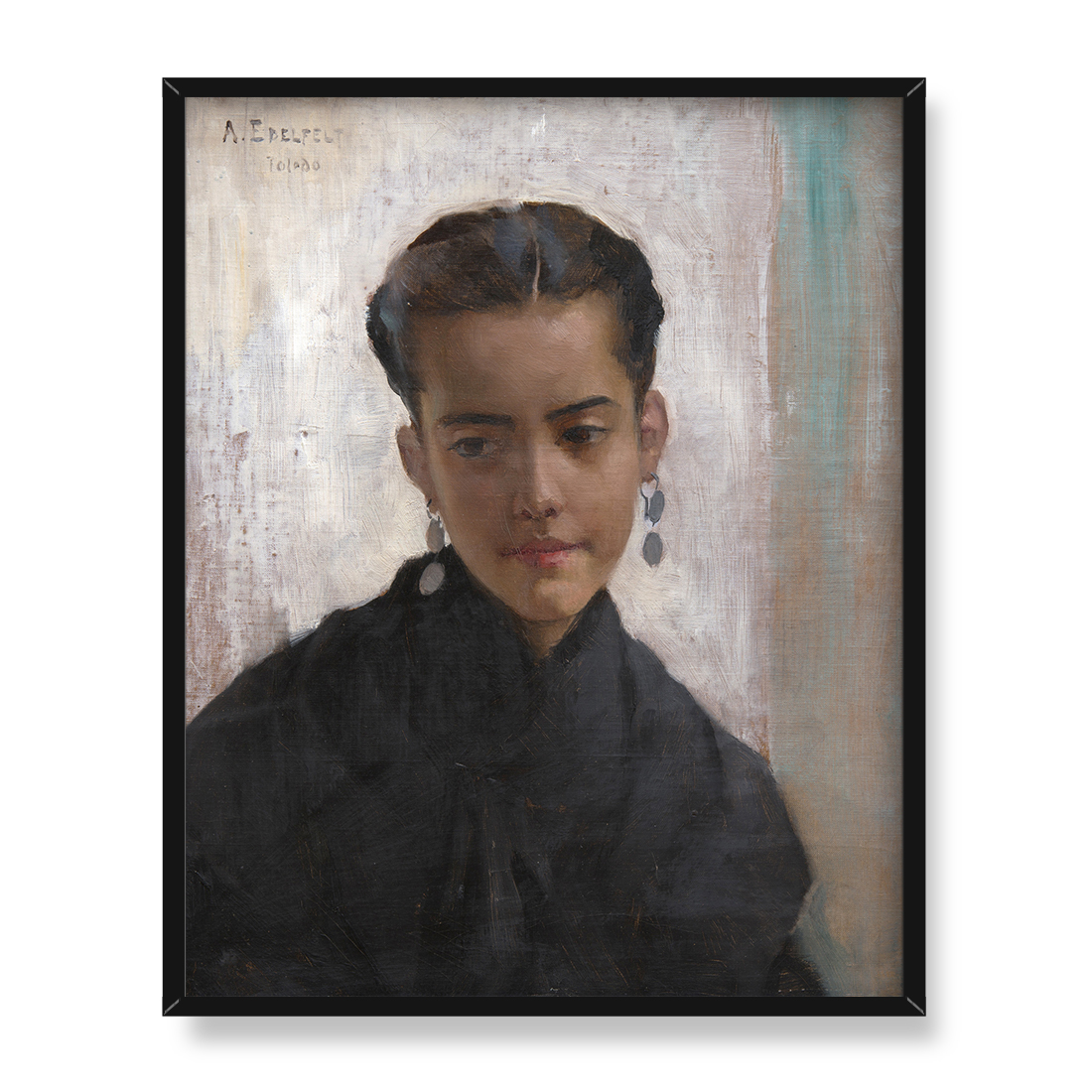 Albert Edelfelt Dziewczyna z Toledo 40x50
