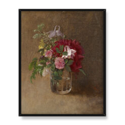 Albert Edelfelt Kwiaty w szkle 40×50