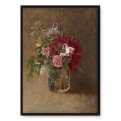 Albert Edelfelt Kwiaty w szkle 50×70