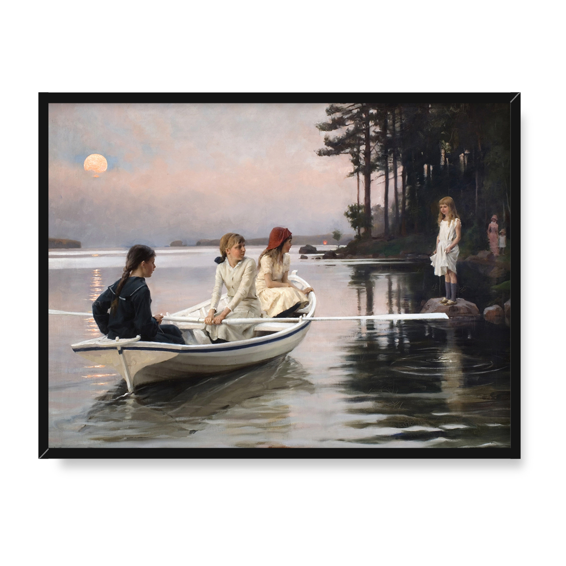 Albert Edelfelt Letni wieczór 40x30