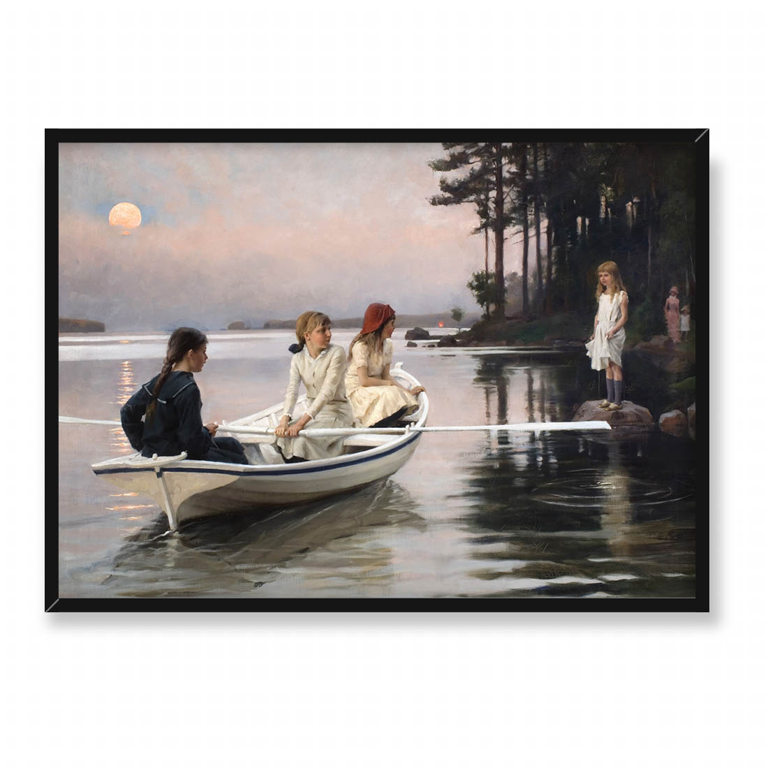 Albert Edelfelt Letni wieczór 70x50