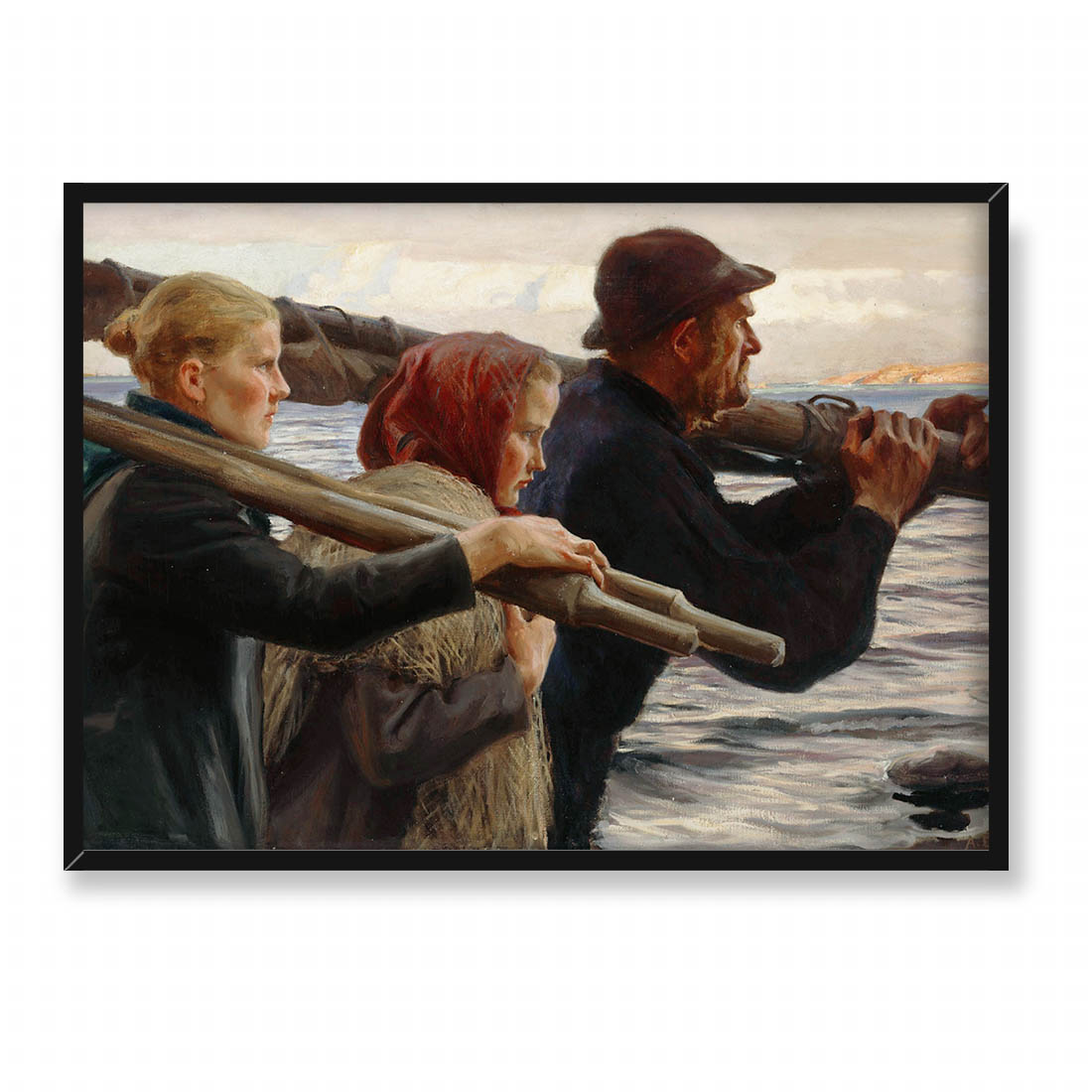 Albert Edelfelt Na zewnętrznym archipelagu 70x50