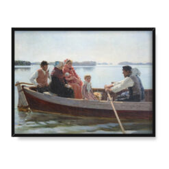 Albert Edelfelt W drodze do chrztu 40×30
