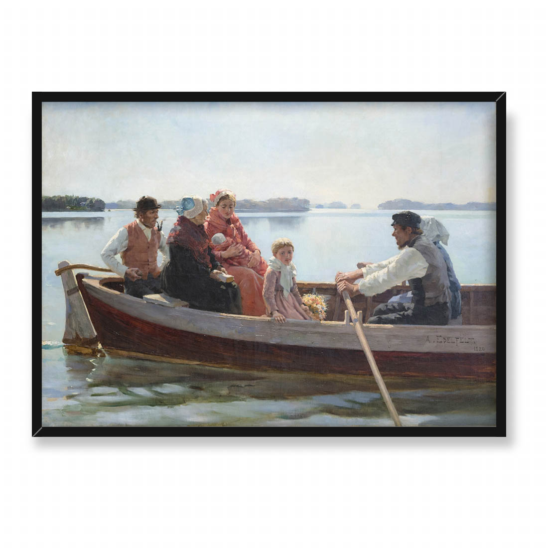 Albert Edelfelt W drodze do chrztu 70x50