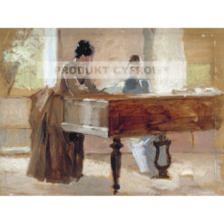 Albert Edelfelt W salonie w Haikko — produkt cyfrowy do pobrania