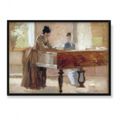 Albert Edelfelt W salonie w Haikko 70×50