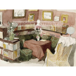 Albert Edelfelt Wnętrze domu artysty 3 — produkt cyfrowy do pobrania