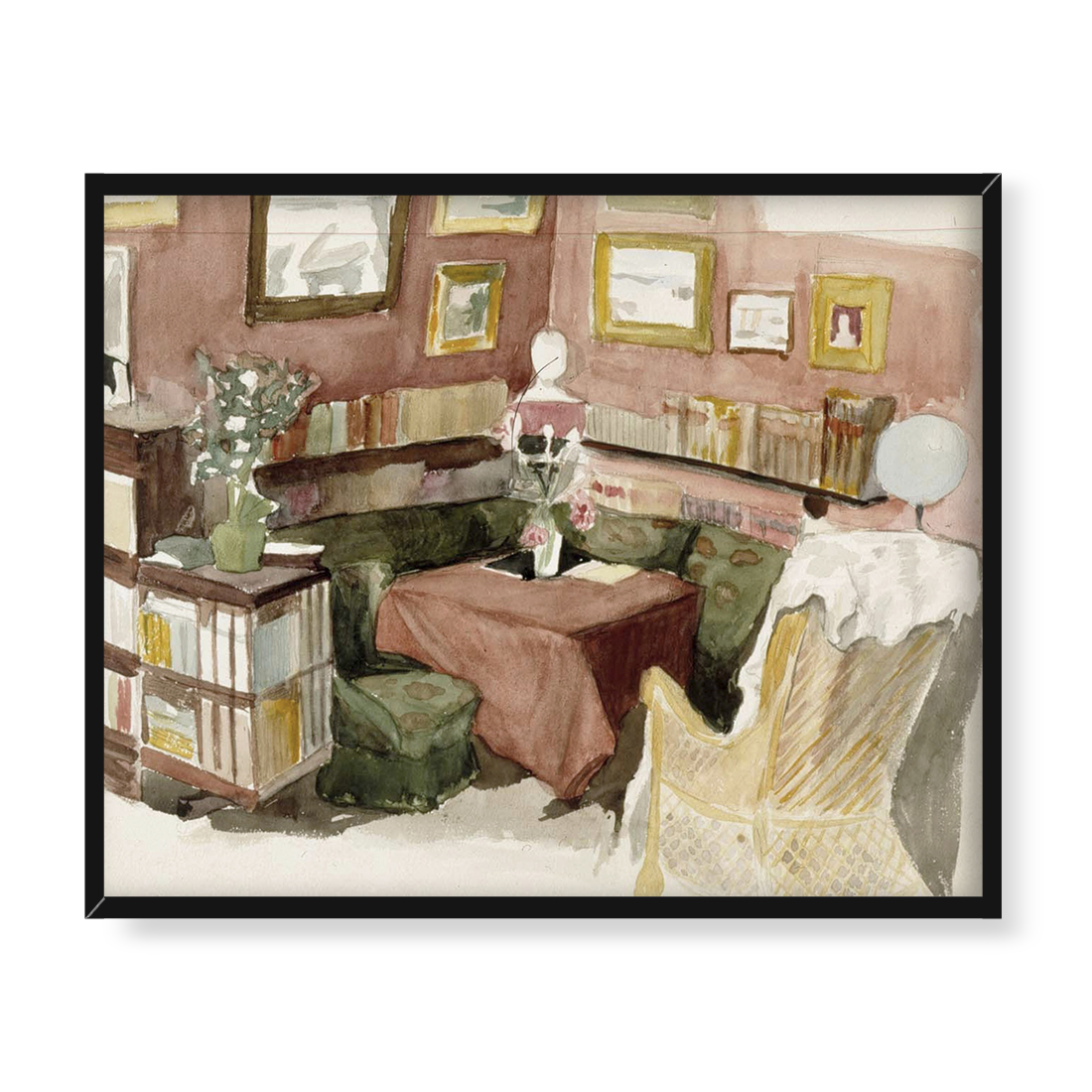 Albert Edelfelt Wnętrze domu artysty 3 50x40