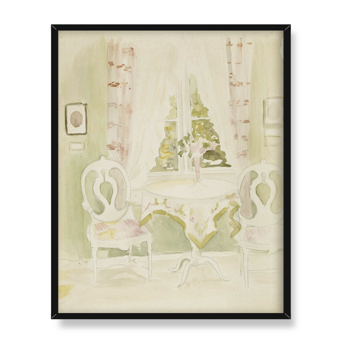 Albert Edelfelt Wnętrze domu artysty 40x50 w RAMIE