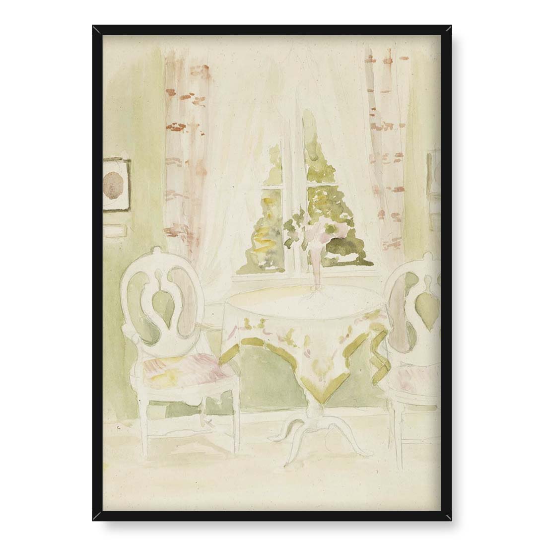 Albert Edelfelt Wnętrze domu artysty 50x70