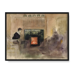 Albert Edelfelt Wnętrze willi artysty w Kilo 40×30