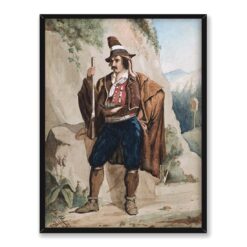 Albert Edelfelt Włoski rozbójnik 30×40