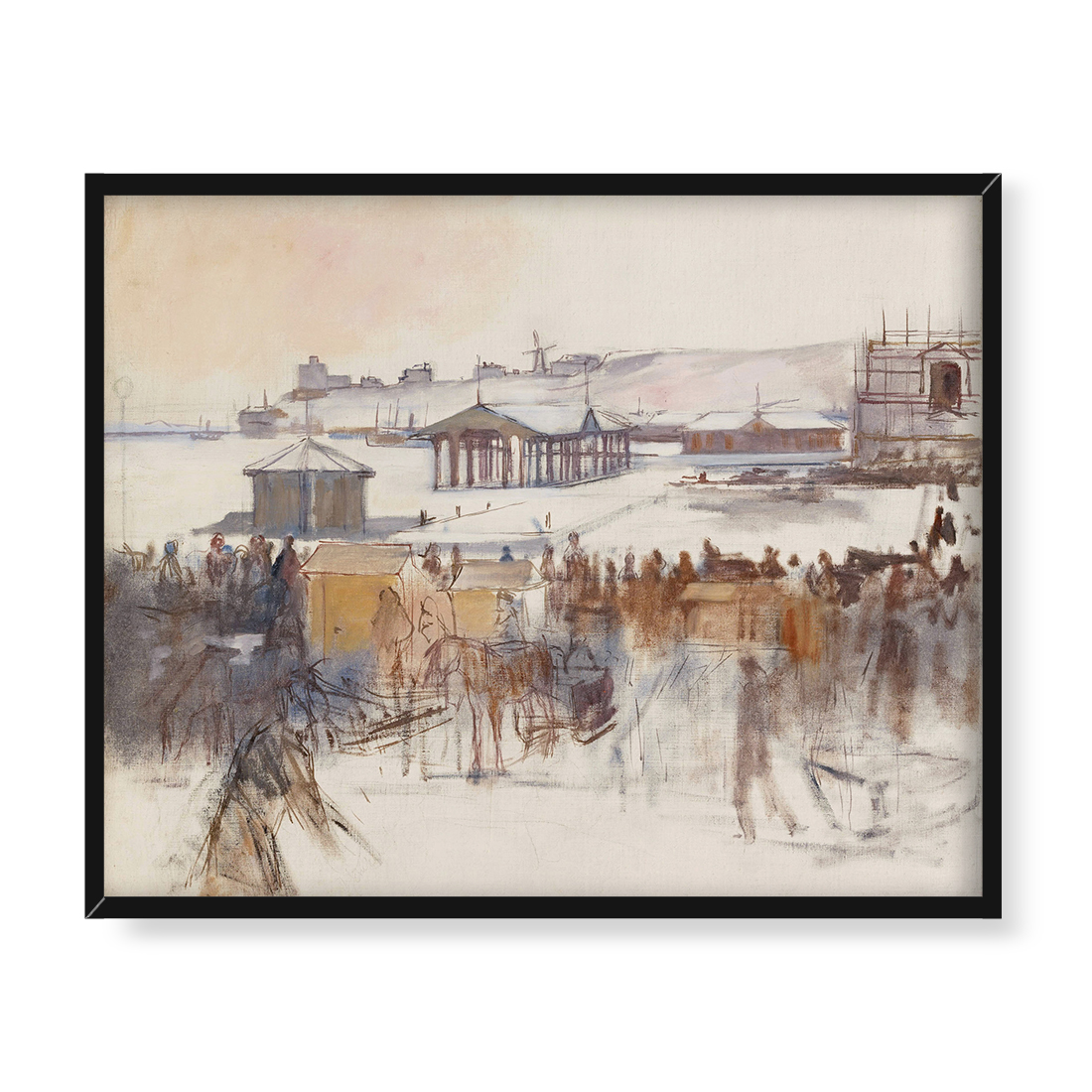 Albert Edelfelt Z Południowego Portu 50x40