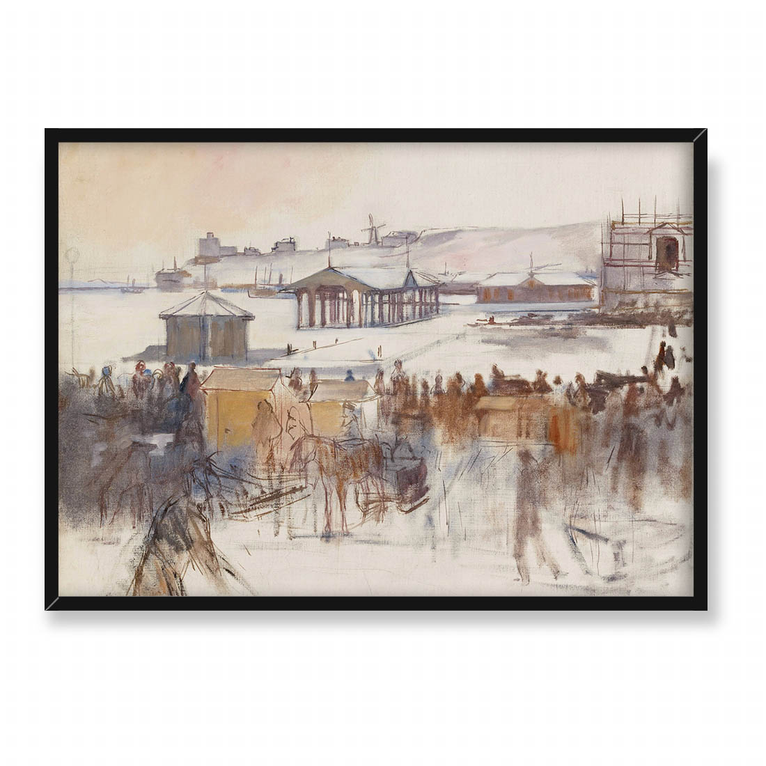 Albert Edelfelt Z Południowego Portu 70x50