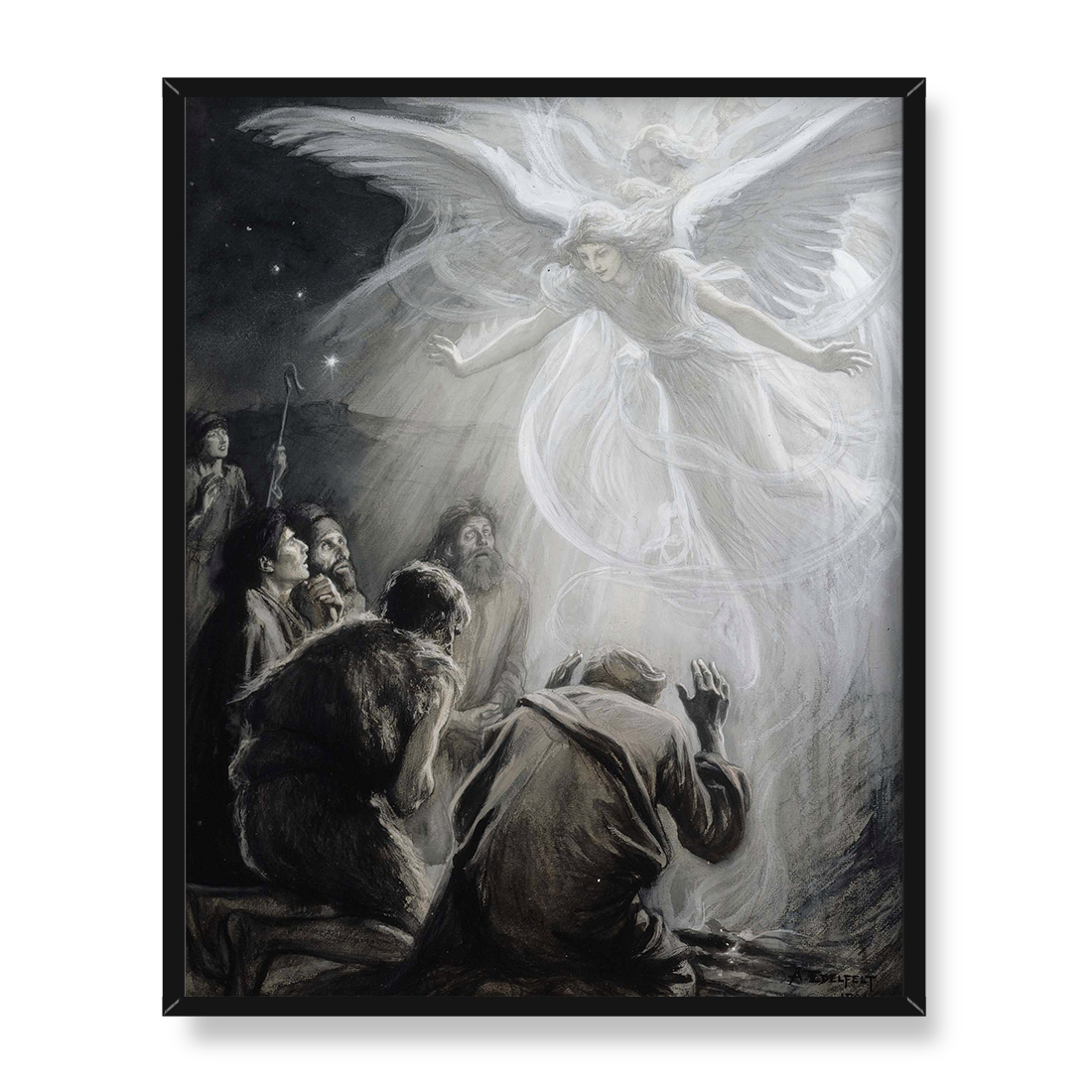 Albert Edelfelt Zwiastowanie pasterzom 40x50