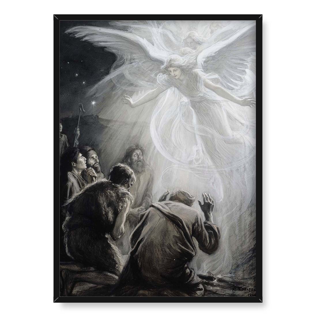 Albert Edelfelt Zwiastowanie pasterzom 50x70