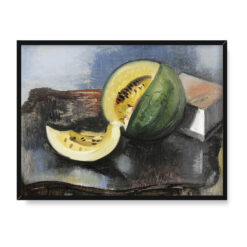 Alfred Justitz Martwa natura z melonem 40×30