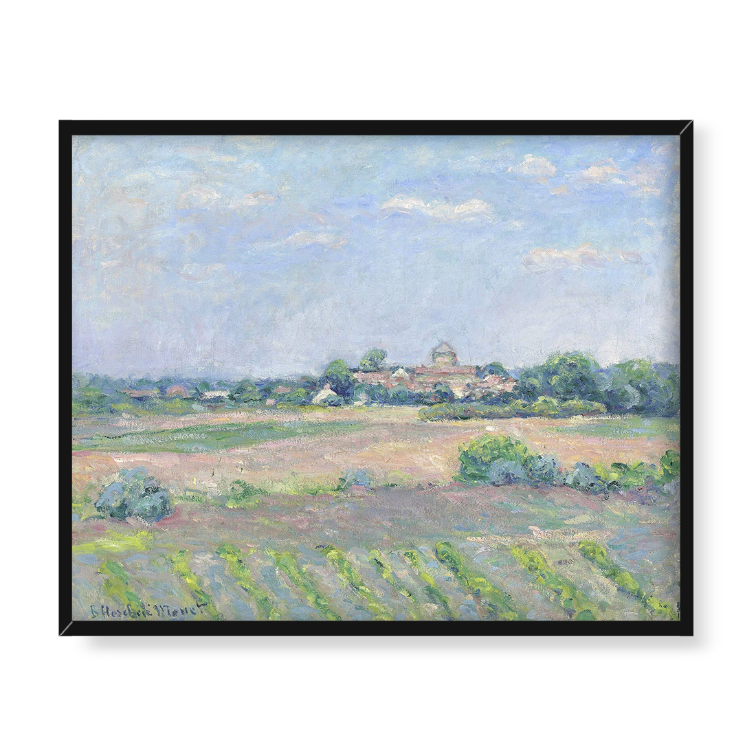Blanche Hoschede Monet Łąka w pobliżu Saint-Vincent-sur-Jard 50x40