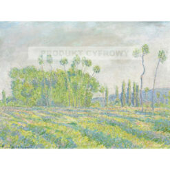 Blanche Hoschede Monet Giverny Topole w Ajoux — produkt cyfrowy do pobrania