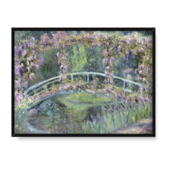 Blanche Hoschede Monet Most japoński 40×30