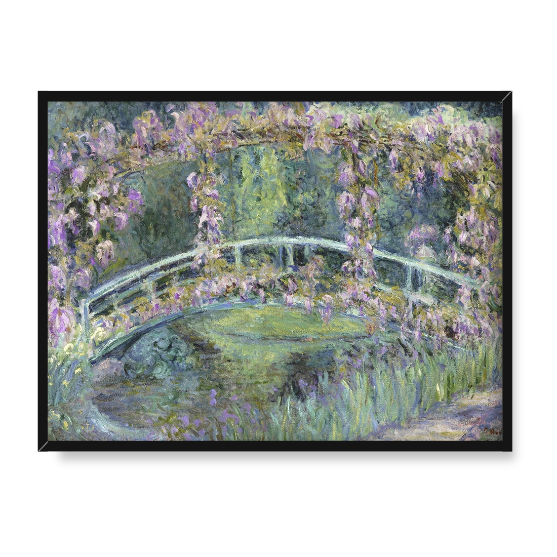 Blanche Hoschede Monet Most japoński 40x30