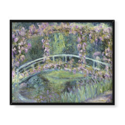 Blanche Hoschede Monet Most japoński 50×40