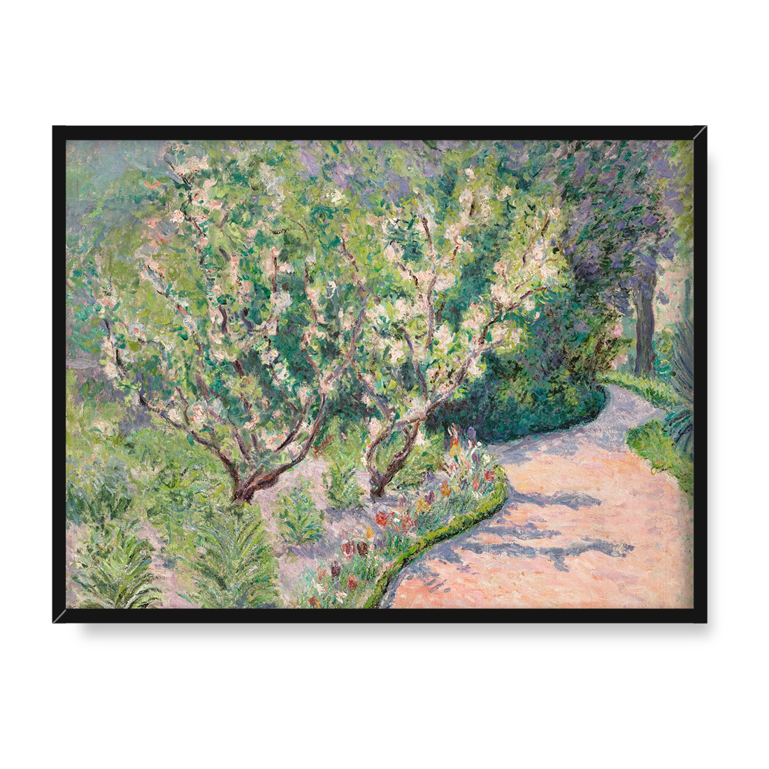 Blanche Hoschede Monet Ogród artysty 40x30 w RAMIE
