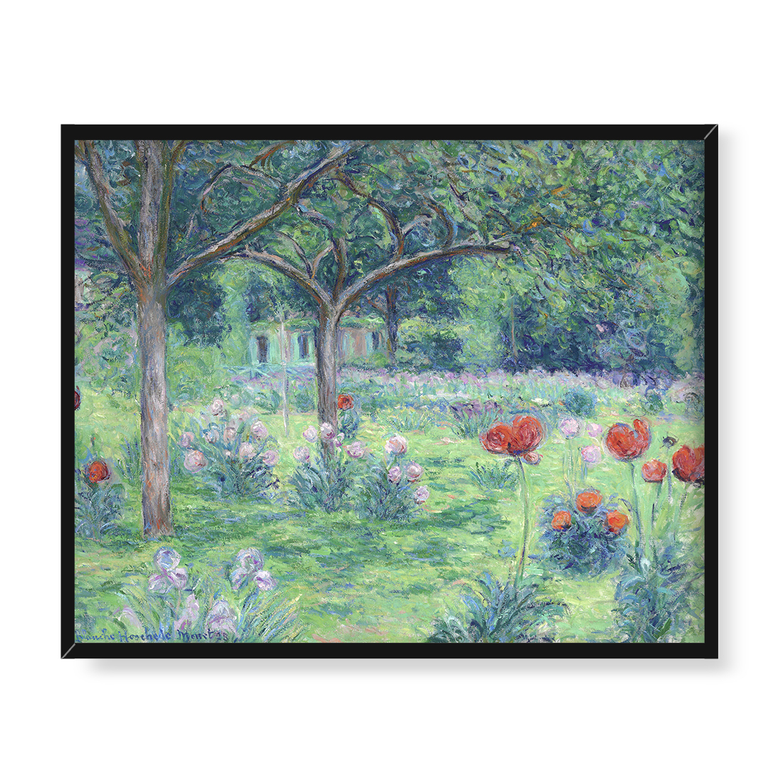 Blanche Hoschede Monet Ogród Moneta w Giverny 50x40
