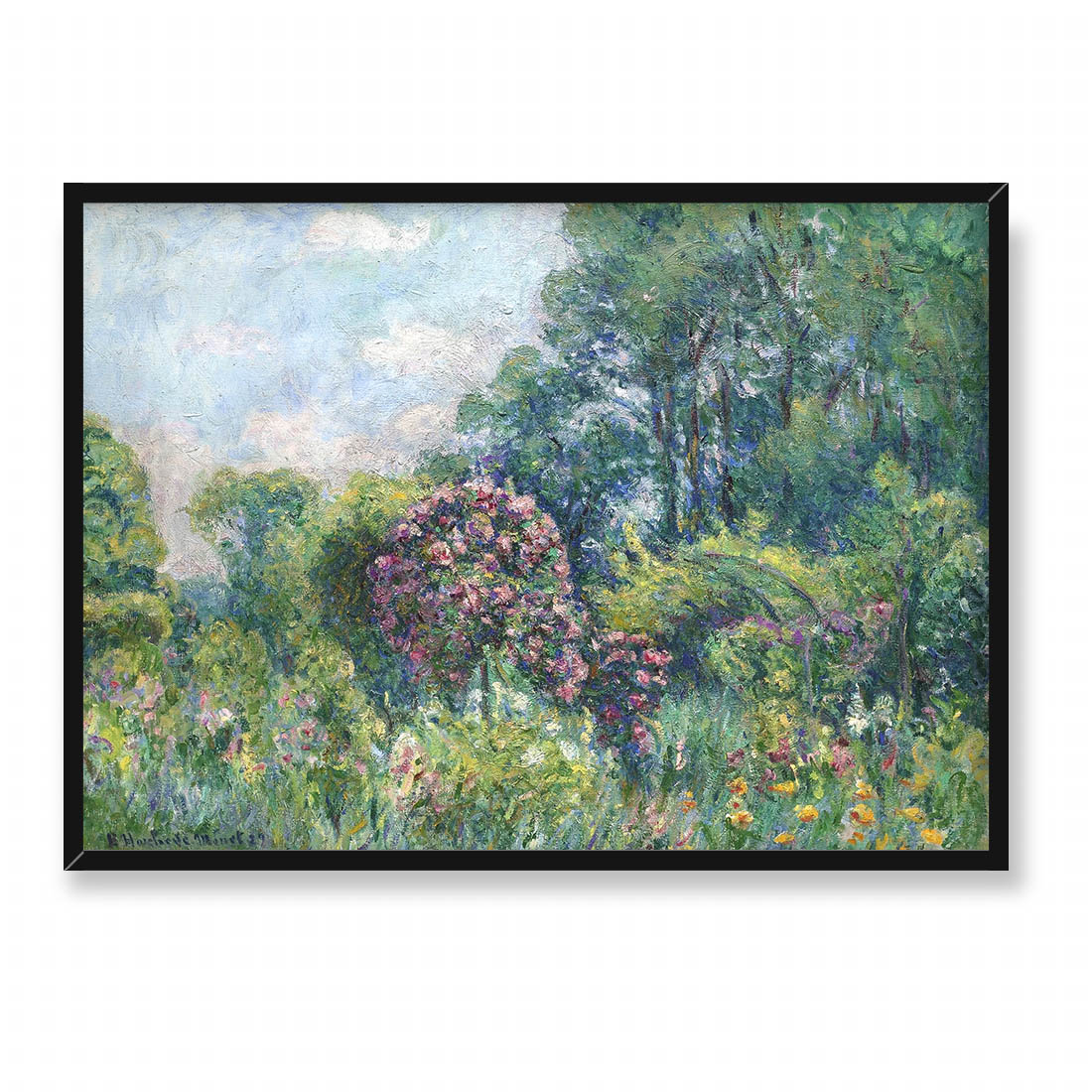 Blanche Hoschede Monet Różanka w Giverny 70x50