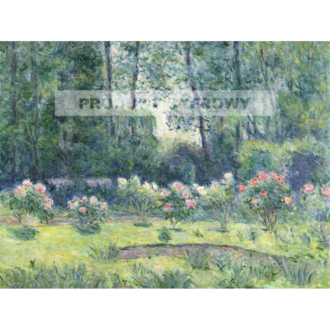 Blanche Hoschede Monet Różanka w ogrodzie Moneta w Giverny — produkt cyfrowy do pobrania
