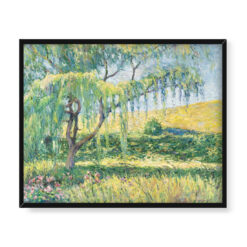 Blanche Hoschede Monet Wierzba różanka i nenufary w Giverny 50×40