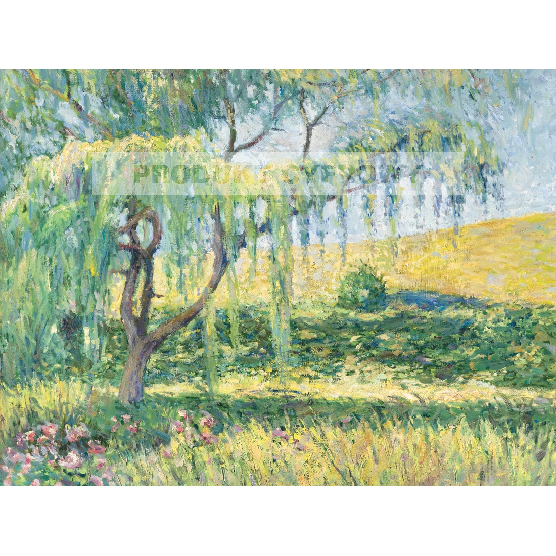 Blanche Hoschede Monet Wierzba różanka i nenufary w Giverny — produkt cyfrowy do pobrania