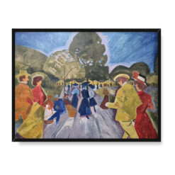 Bohumil Kubista Promenada w ogrodach Riegra 40×30