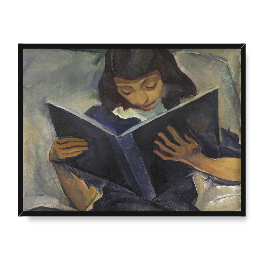 Georges Kars Czytelniczka 40x30 w RAMIE