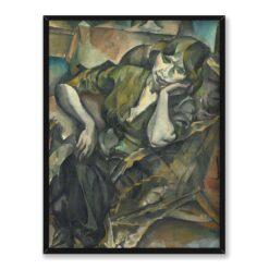 Georges Kars Kobieta w fotelu 30×40