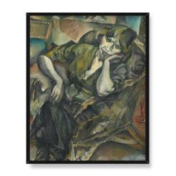 Georges Kars Kobieta w fotelu 40×50