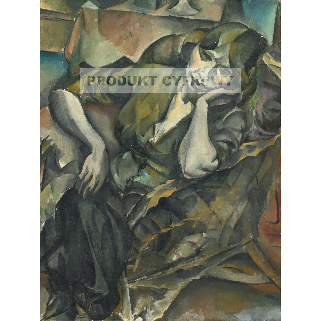 Georges Kars Kobieta w fotelu — produkt cyfrowy do pobrania