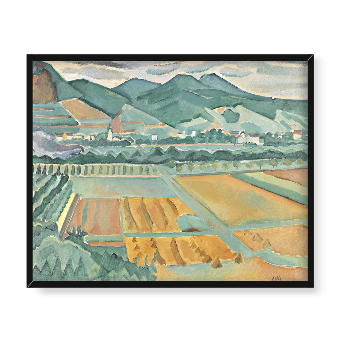 Georges Kars Krajobraz w południowej Francji 50x40